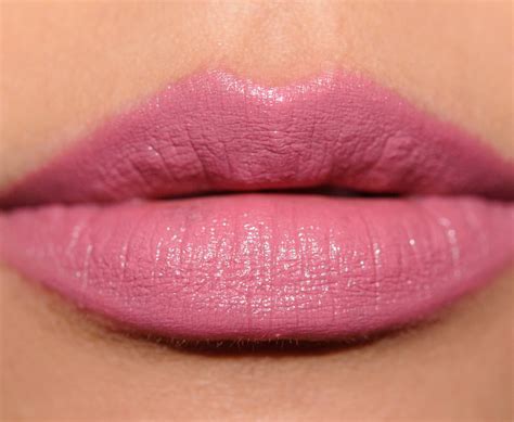 cool toned pink lipstick.